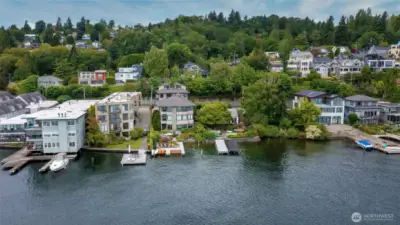 Just blocks away from restaurants, Starbucks, the Leschi Market, and parks.