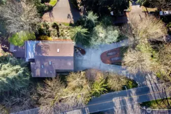 This overview isn't even the full lot! Almost an acre of property!