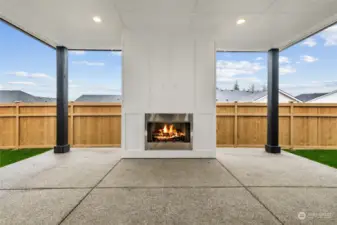 Gas Fireplace w/ Cable is an UPGRADE OPTION.