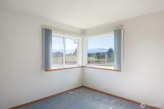 Bedroom 2 with mountain views.