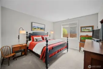 Spacious primary bedroom