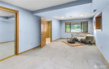 Well-Proportioned Third Bedroom: A generously sized room versatile enough to accommodate a cozy sitting nook and/or a dedicated desk area—perfect for guests, work-from-home needs, or personal retreat.