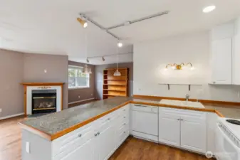 Kitchen View from Fridge Area