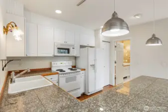 Kitchen View from Living Area