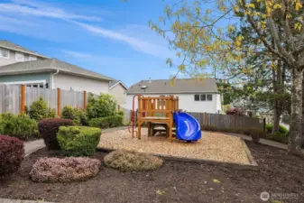 Community playground that is right across the street from your new home!