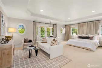 Guest house bedroom with a 2nd bathroom.