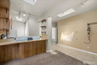 Entry into the cottage