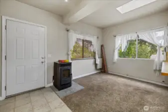 Living room, light filled