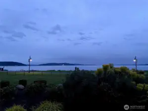 Relax while enjoying the amazing evening views.