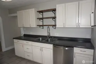 Sink & Kitchen Cabinets