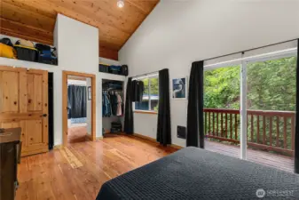 This bedroom feels like a tucked-away treehouse - designed for both restful escapes and everyday ease.