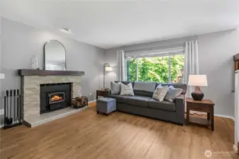 Enjoy Abundant Natural Light and a View of Nature Right from the Living Room!