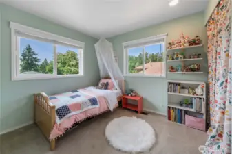 Bedroom #2, lots of natural light!