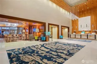 hotel lobby access floor 2