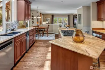 Open Floorplan to Family Room