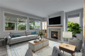 This photo is virtually staged.