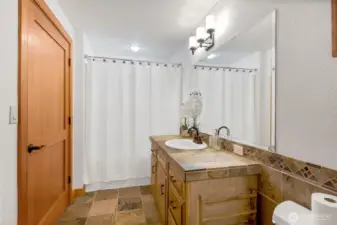 Primary Bath with Accessible doors