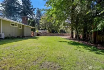 Sprawling backyard w/ side street access for more RV parking