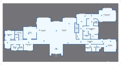 Main Floor is 3,200 square feet - "Rambler Style" living space, roomy yet cozy at the same time!