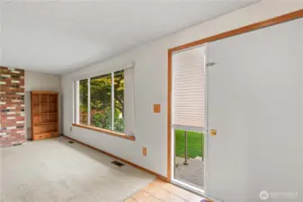 Entry to living room