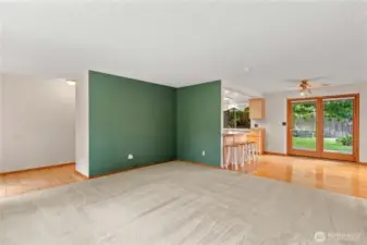 floorplan has nice flow