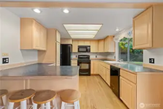 Spacious kitchen
