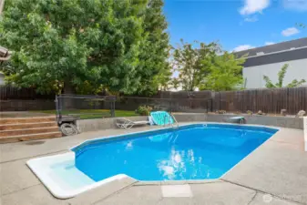 And more pool