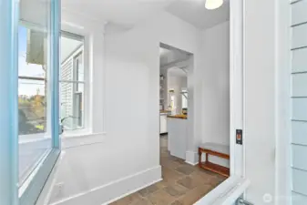Dutch Door off mud room.