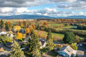 Valley and mountain views!