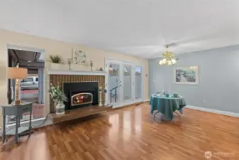 Family Room, looking from Hallway
