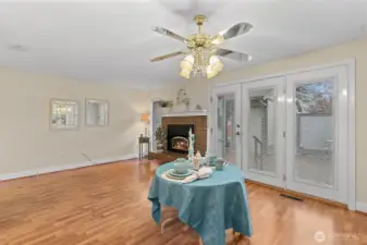 Eating Area looking at French Door