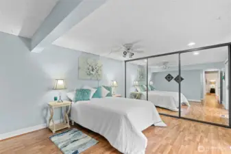 Primary Bedroom toward oversized closet