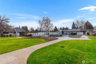 Clubhouse from Community Courtyard