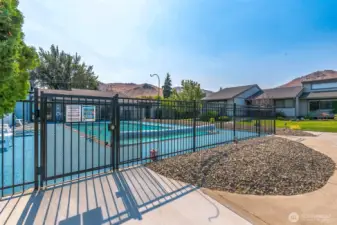 Pool with Security Gate