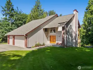 Custom home situated on over 11 acres has been meticulously maintained by one owner since new in 1992.