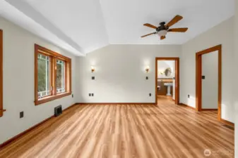 2nd floor primary bedroom with ensuite bath an walk-in-closet