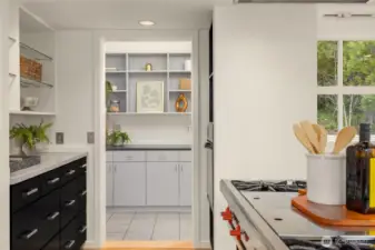 From the Kitchen to the dreamy pantry.