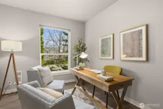 Spacious 3rd bedroom makes a great home office