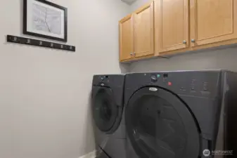 Convenient in-unit laundry room. Washer and dryer stay!