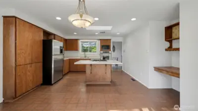 Kitchen with eating space