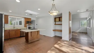 Kitchen to Living room  area