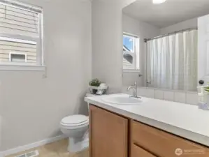 Shared bathroom.