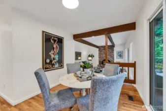 Tons of wall space for your favorite art pieces