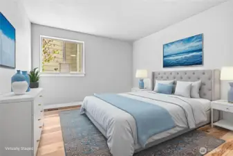 Virtually Staged Bedroom 1