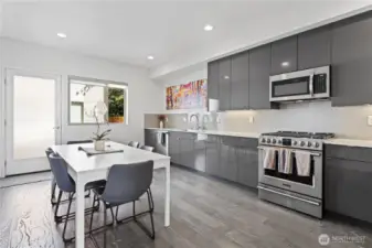 Very spacious kitchen, lots of counter-space & storage