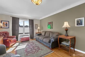 View of living room.