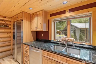 All Stainless-Steel Appliances. Custom Built-in Refrigerator.