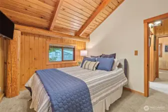 Primary Bedroom with Soaring Ceiling!