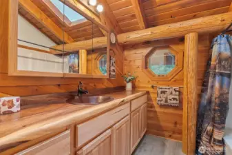 Updated Main Bath w/New Flooring, New Cabinet, New Countertop, New Sink & Fixtures!