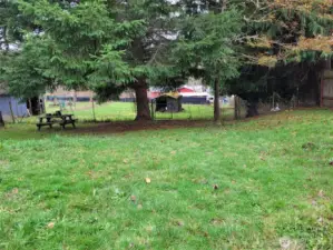 Looking West from yard